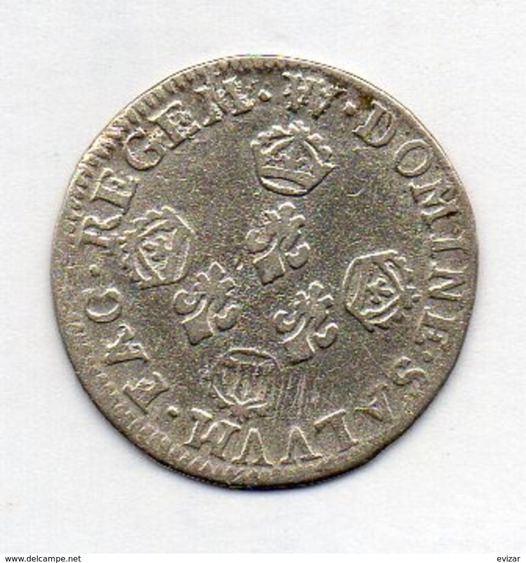 FRANCE, 1/10 Ecu (12 Sols), Silver, 1705 - 1643-1715 Luigi XIV El Re Sole