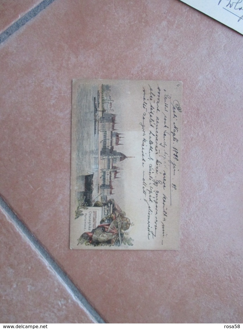 1900 Cartolina Postale BUDAPEST Orsaghaz Parlement Viaggiata - Ungheria