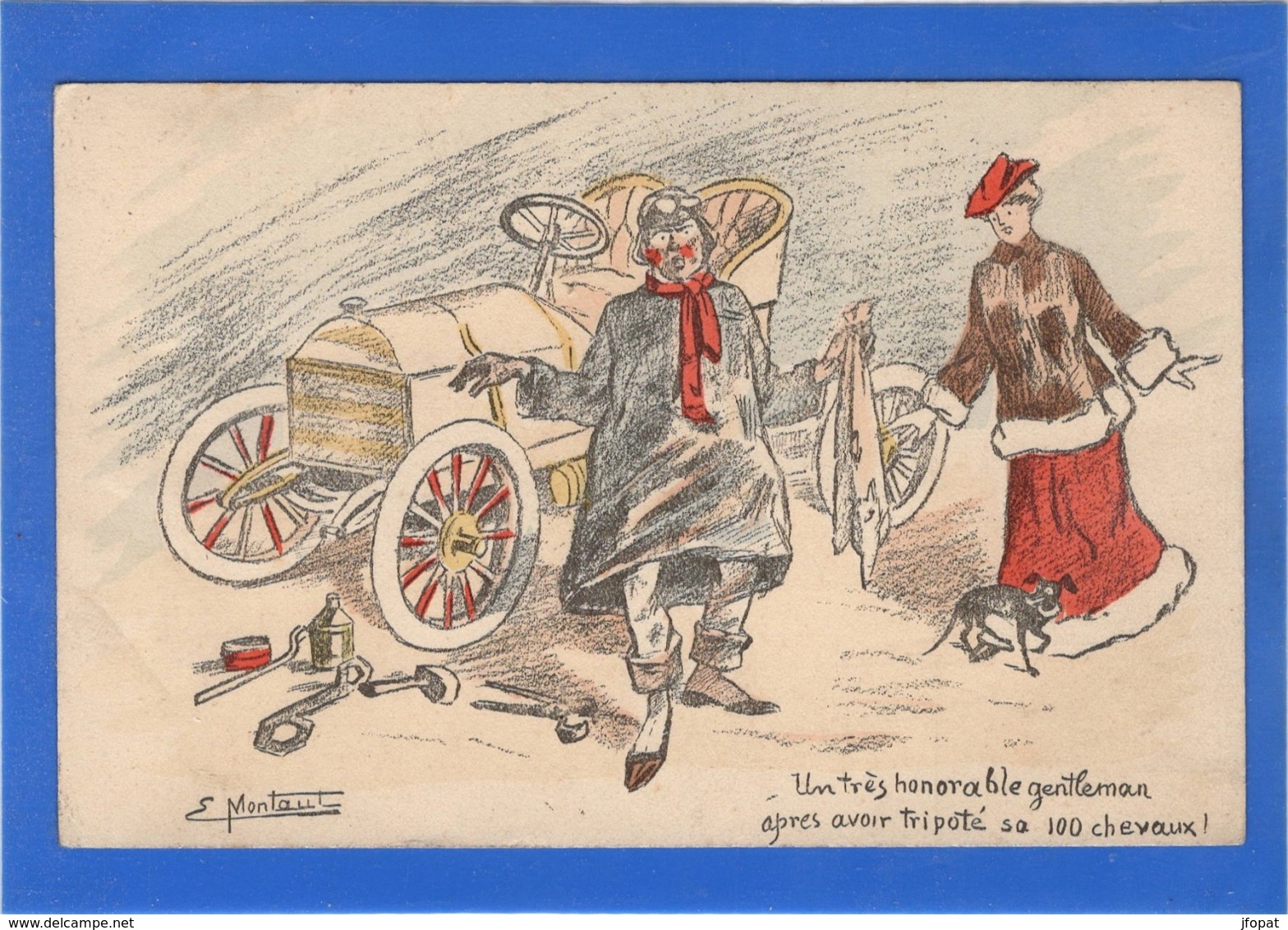 ILLUSTRATEURS Signés - Par Montaut "un Très Honorable Gentleman Après Avoir...." - Sonstige & Ohne Zuordnung