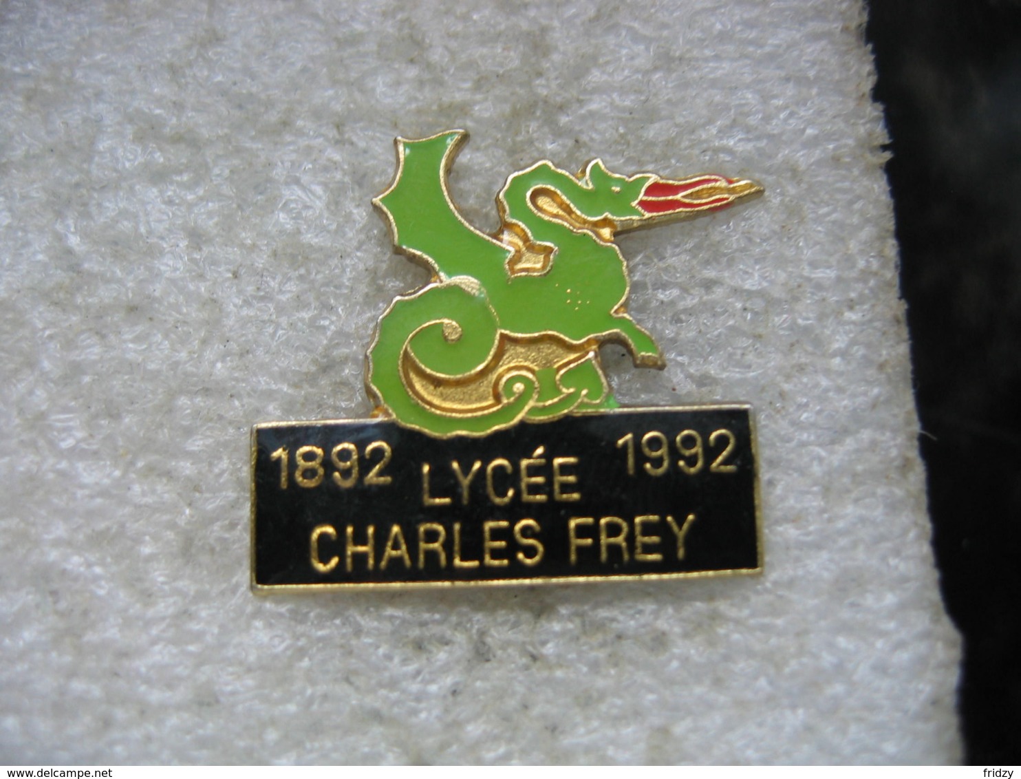 Pin's Des 100 Ans Du Lycée Charles FREY à Strasbourg 1892-1992 - Administrations