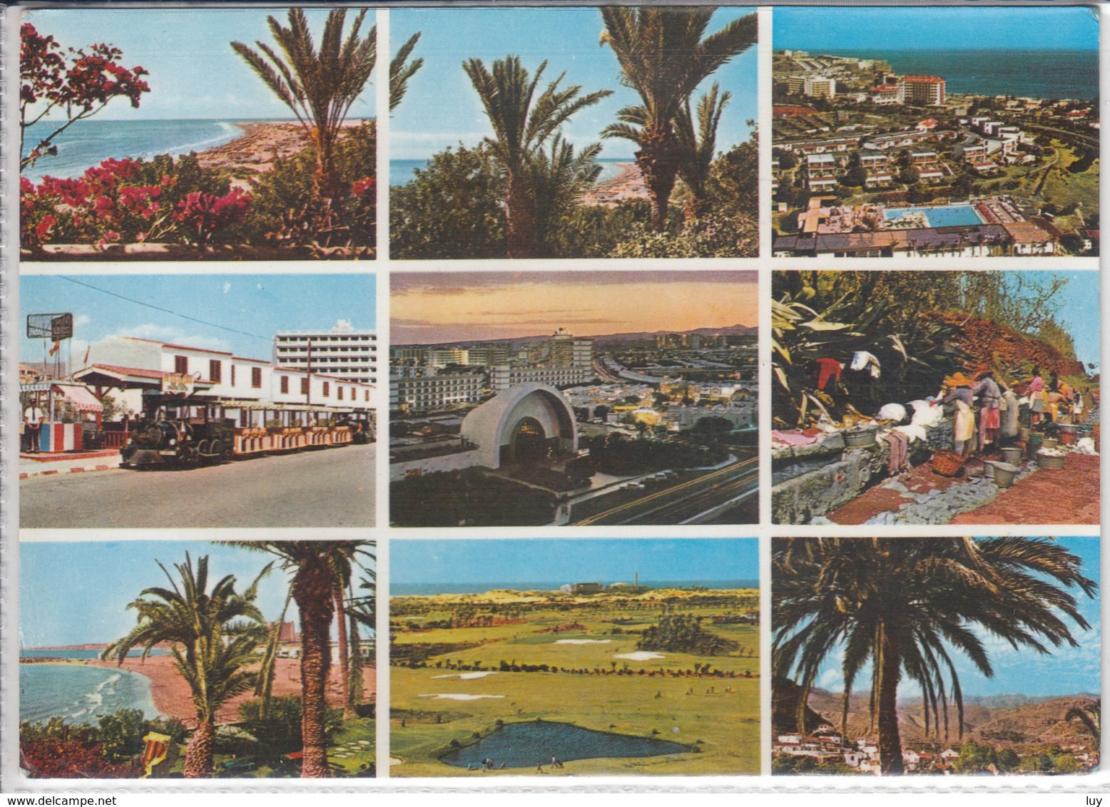 GRAN CANARIA  Playas Del Sur,  Vista Varias    USED 1977 - Gran Canaria