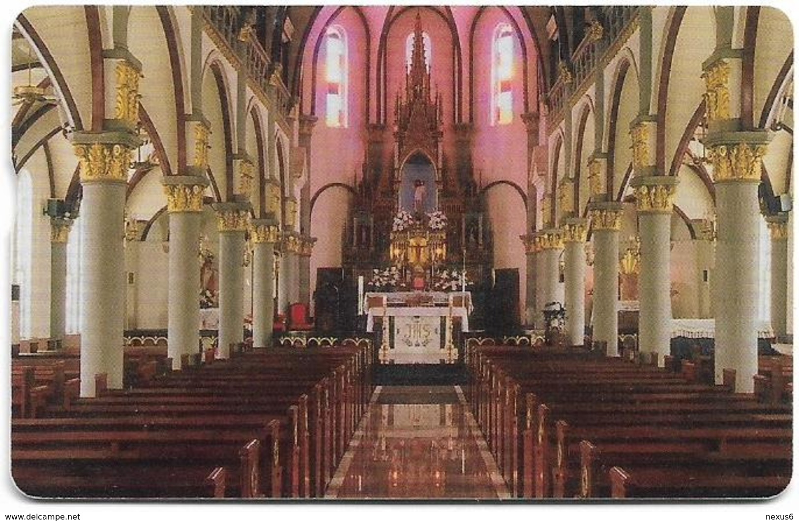 Taiwan - Chunghwa Telecom (Chip) - Church Interior - 100U, 2007, Used - Taiwán (Formosa)