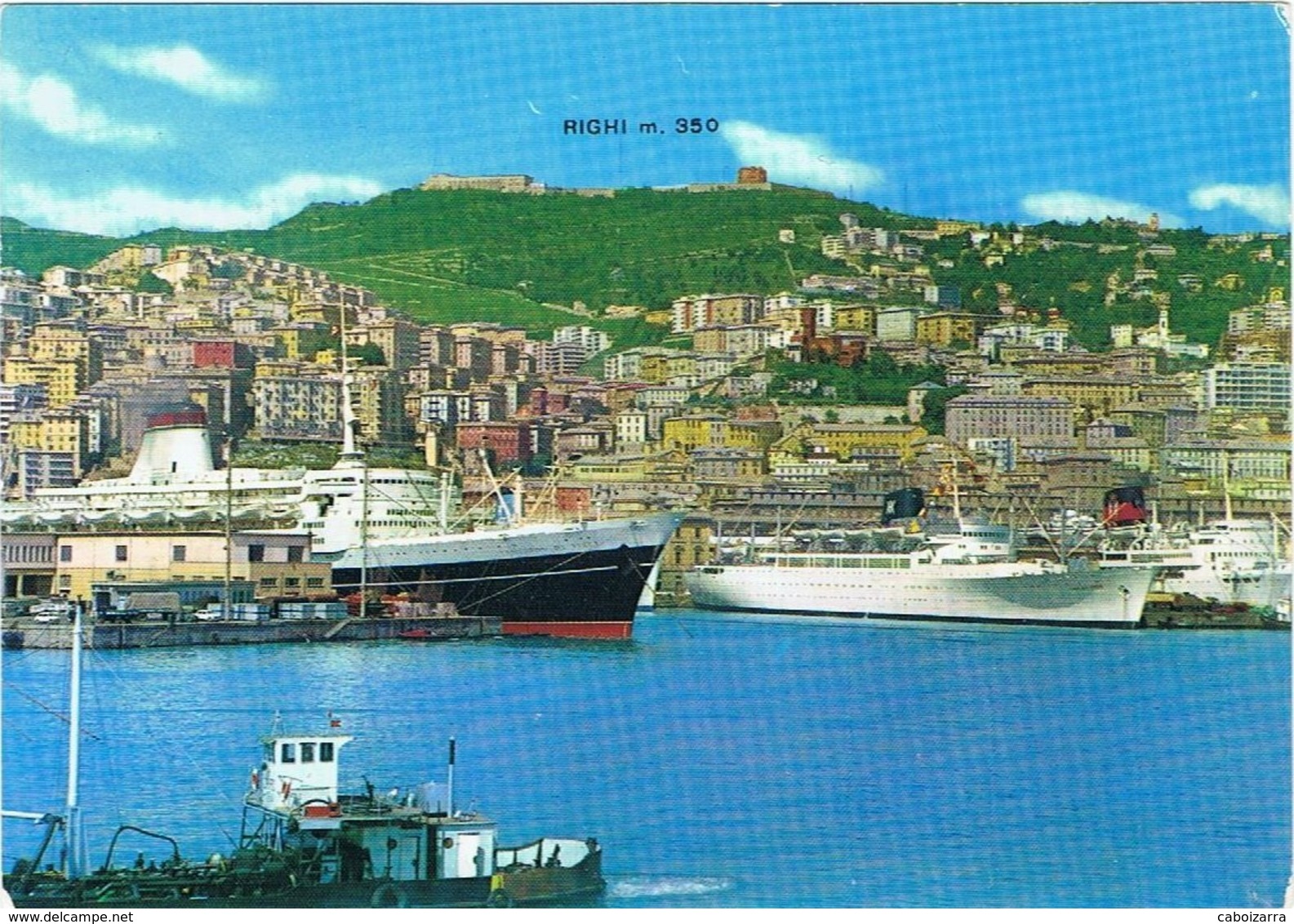Paquebot Piroscafo Passenger Ship Leonardo Da Vinci In Genova. Also Cabo San Roque. Provence. - Paquebote