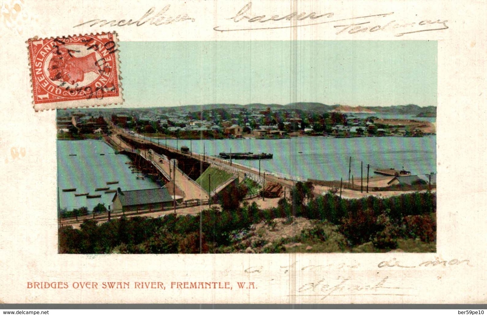 AUSTRALIE  BRIDGES OVER SWAN RIVER  FREMANTLE  W. A. - Fremantle