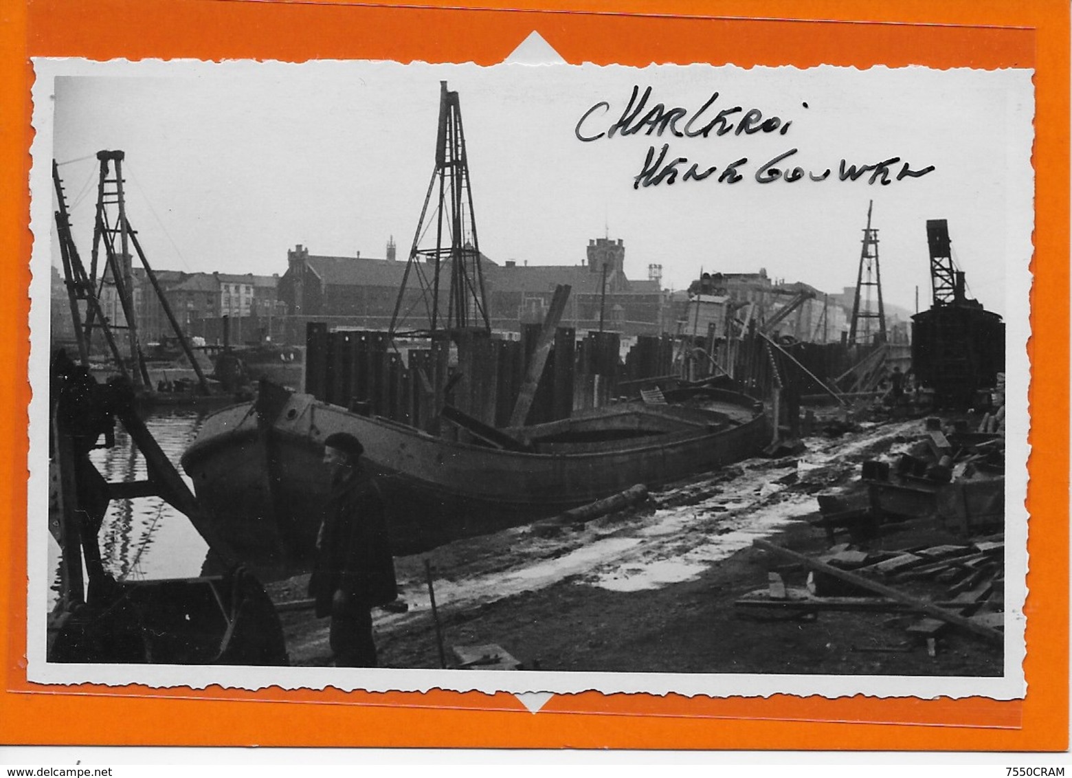 CHARLEROI : FOTOKAART- 1936-VAART-KANAAL-SLUIS - Charleroi