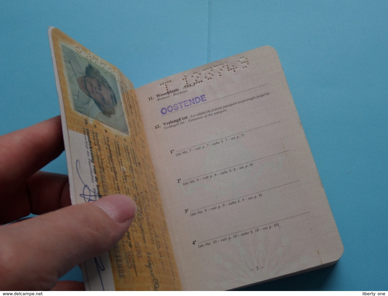 PASSEPORT - PASPOORT - REISEPASS - PASSPORT ( Belgique ) Carlier 1910 ( Zie Foto's Details ) 1995 ! - Non Classificati