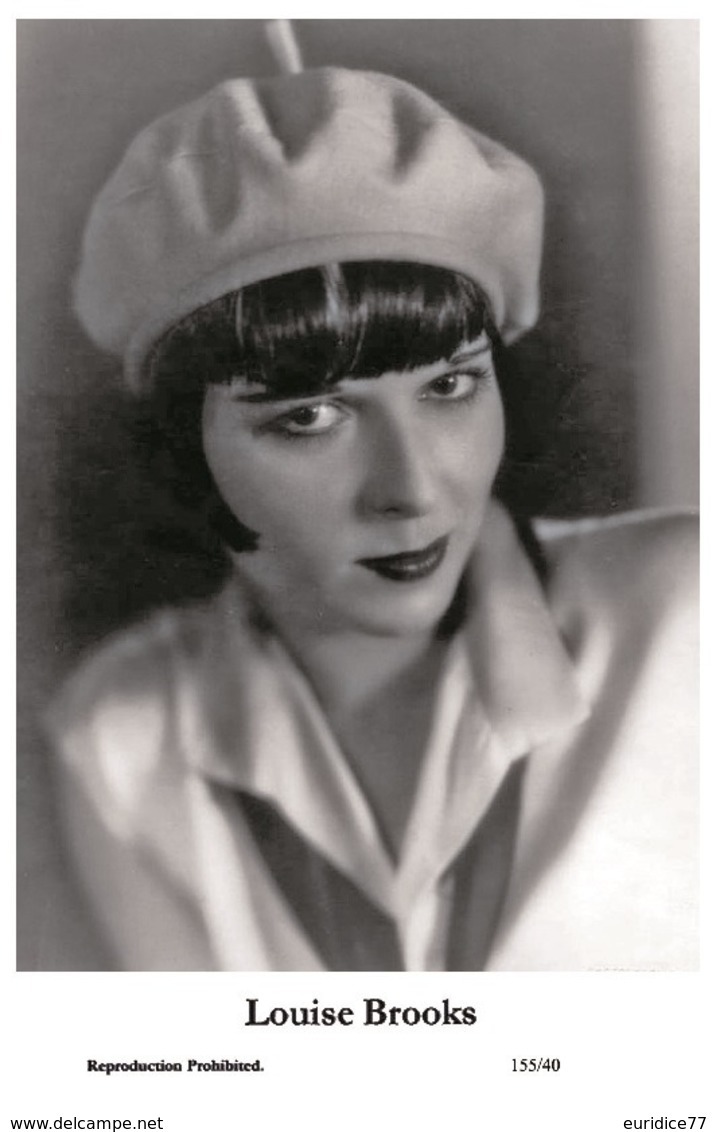 LOUISE BROOKS - Film Star Pin Up PHOTO POSTCARD - 155-40 Swiftsure Postcard - Artistas