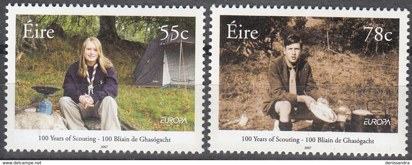 Eire 2007 Michel 1768 - 1769 Neuf ** Cote (2015) 4.00 Euro Europa CEPT Le Scoutisme - Nuovi