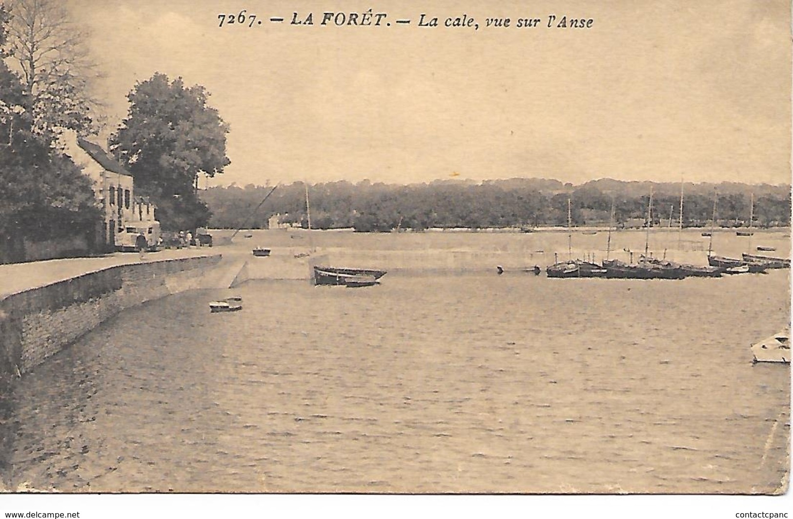 LA FORÊT FOUESNANT ( 29 ) - La Cale , Vue Sur L'Anse - Autres & Non Classés