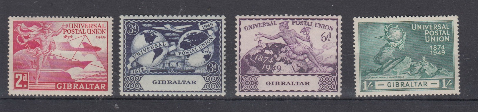 Gibraltar Michel Cat.No.  Mnh/**  125/128 - Gibraltar