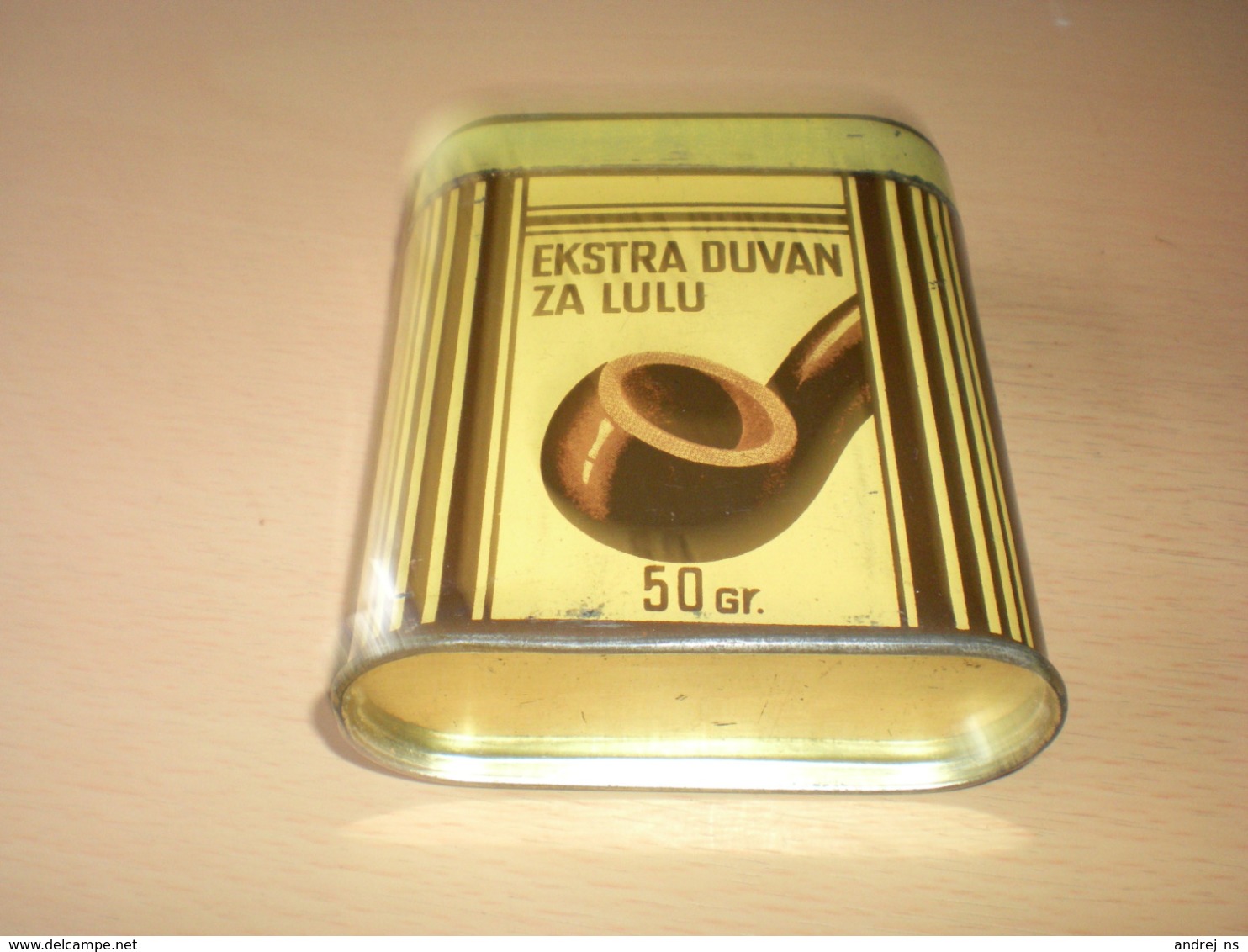 Old Tin Box Ekstra Duvan Za Lulu Pipe Tobacco 50 Gr - Schnupftabakdosen (leer)