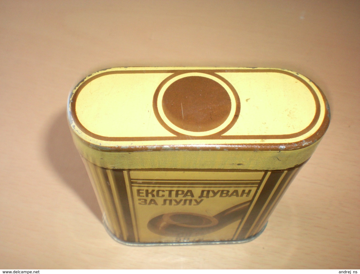 Old Tin Box Ekstra Duvan Za Lulu Pipe Tobacco 50 Gr - Schnupftabakdosen (leer)