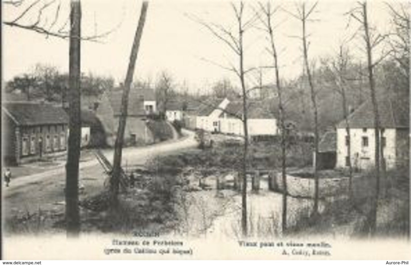Roisin Vieux Pont Et Vieux Moulin Hameau De Prébélem - Honnelles