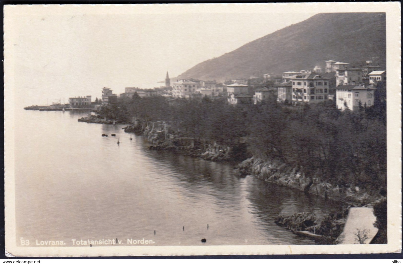 Croatia Lovran Laurana Lovrana 1913 / Totalansicht Von Norden / Panorama From North / Tomasic 83 - Croatia