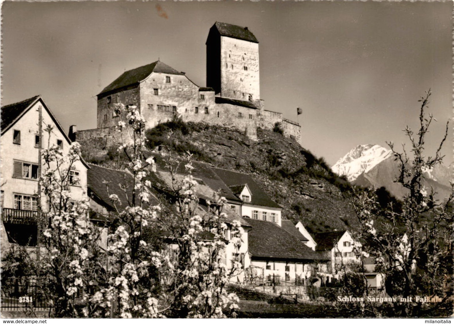 Schloss Sargans Mit Falknis (3781) * 1. 8. 1948 - Sargans