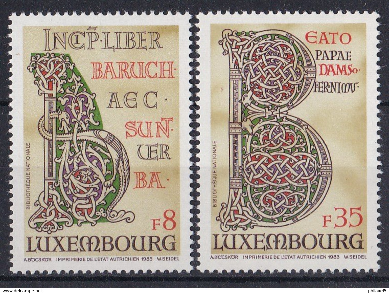 Luxemburg - Riesenbibel - MNH - M 1076-1077 - Ongebruikt