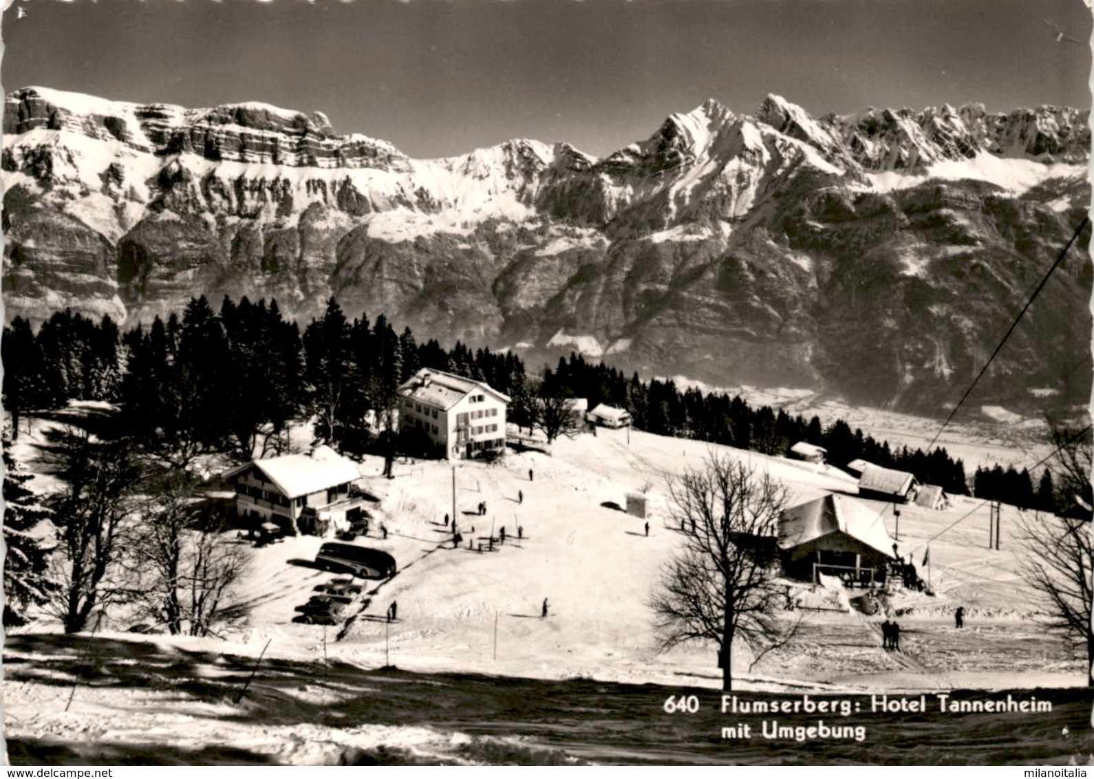 Flumserberg: Hotel Tannenheim Mit Umgebung (640) * 10. 1. 1960 - Berg