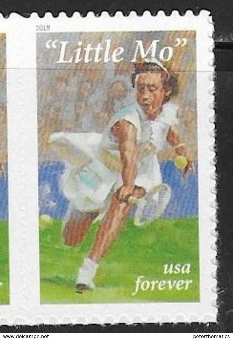 USA , 2019, MNH, SPORTS, TENNIS, LITTLE MO,1v - Tennis