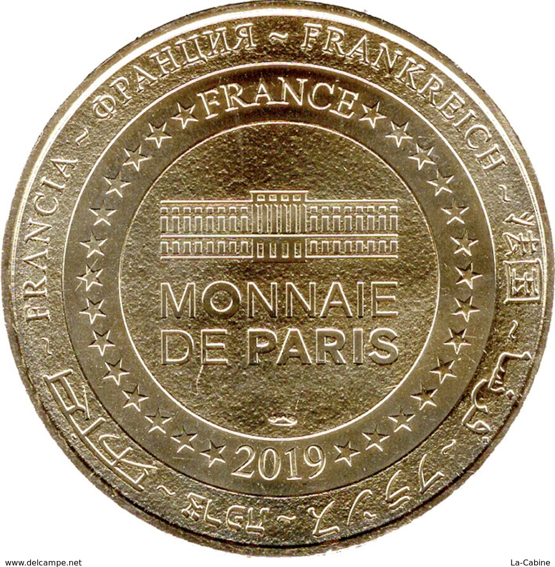 75 PARIS BATEAUX MOUCHES PONT DE L'ALMA MÉDAILLE TOURISTIQUE MONNAIE DE PARIS 2019 JETON MEDALS TOKENS COINS - 2019