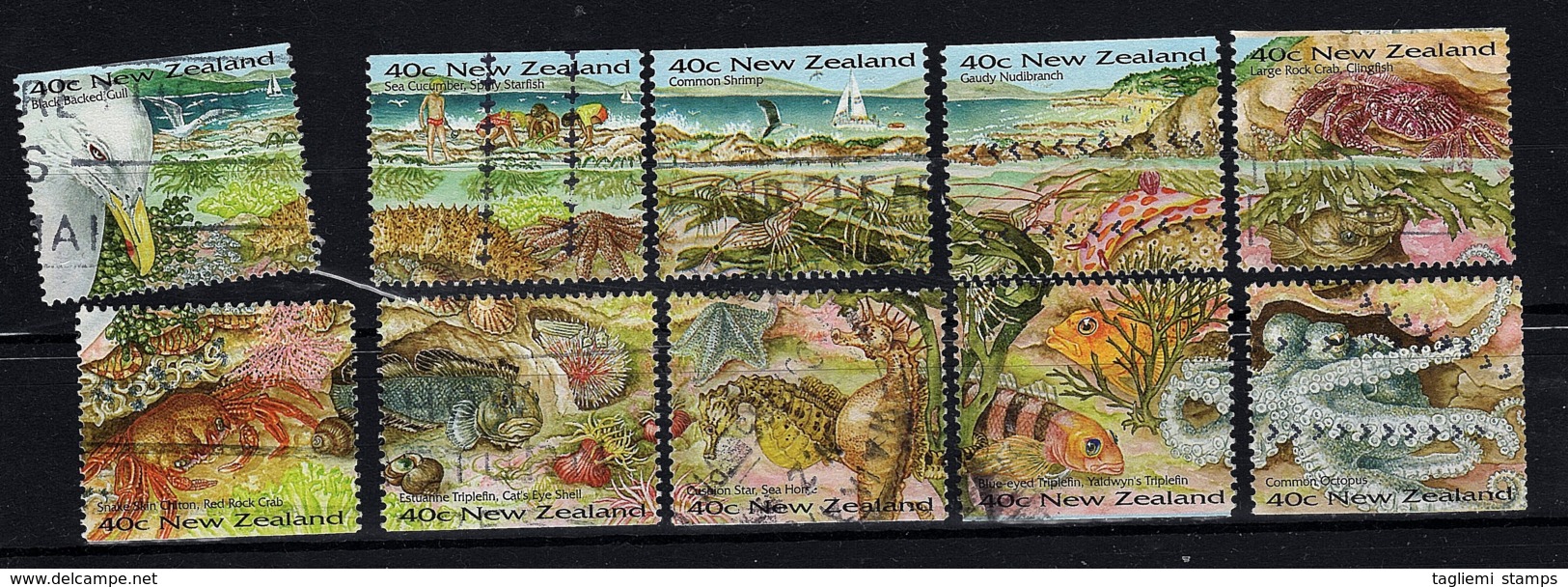 New Zealand, 1996, SG 1958 - 1967, Complete Set Of 10, Used - Oblitérés