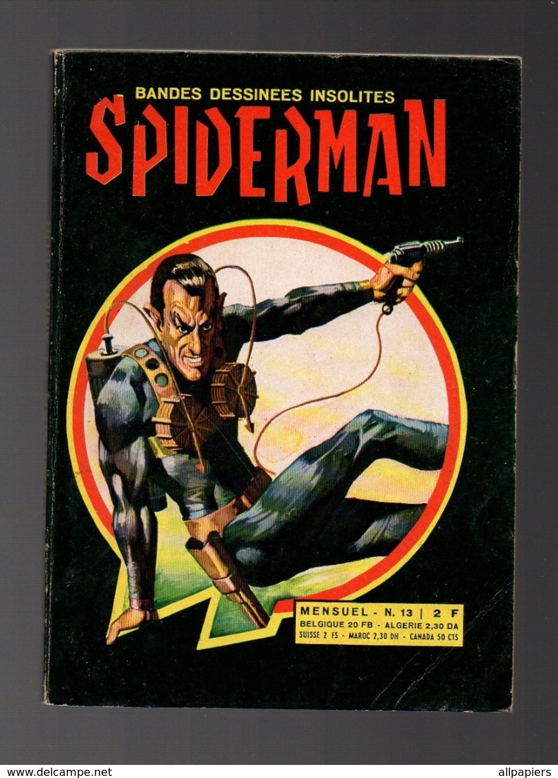 Petit Format Spiderman N°13 Bandes Dessinées Insolites - L'animateur - Magik De 1969 - Spiderman