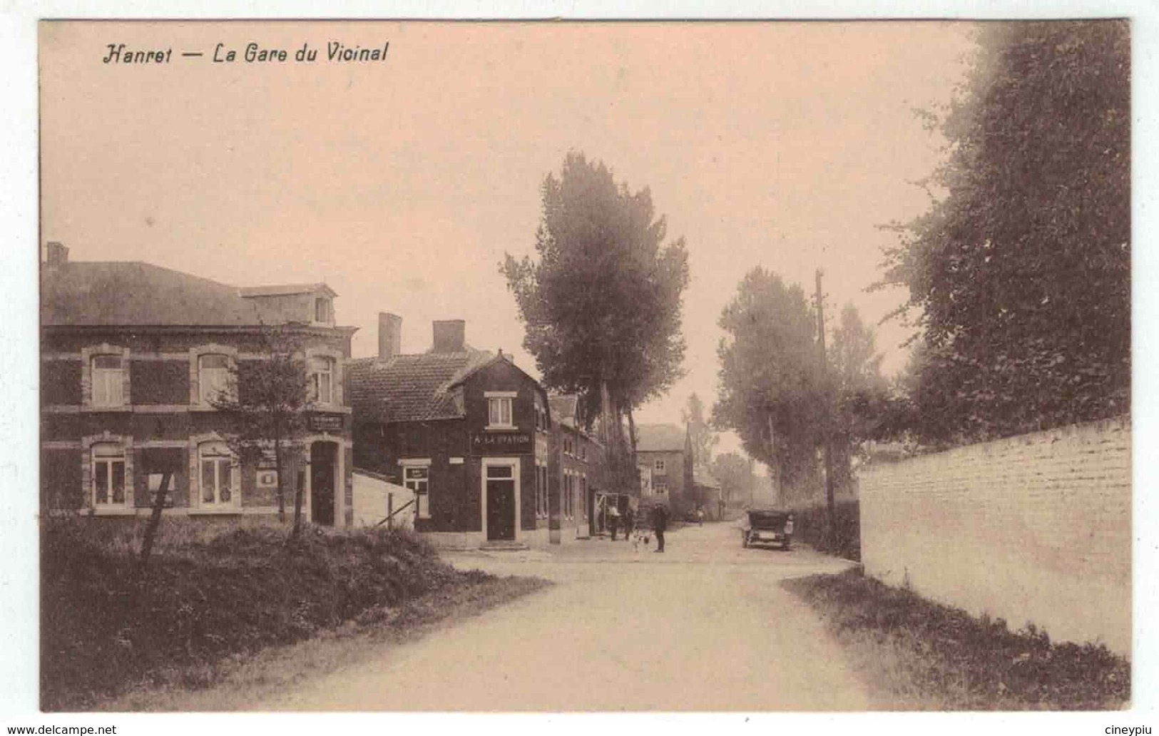 Eghezée - Hanret - La Gare Du Vicinal - Ed. Henri Kaquet - Eghezée