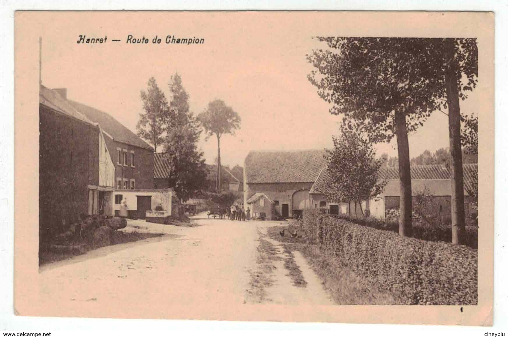 Eghezée - Hanret - Route De Champion - Ed. Henri Kaquet - Eghezée