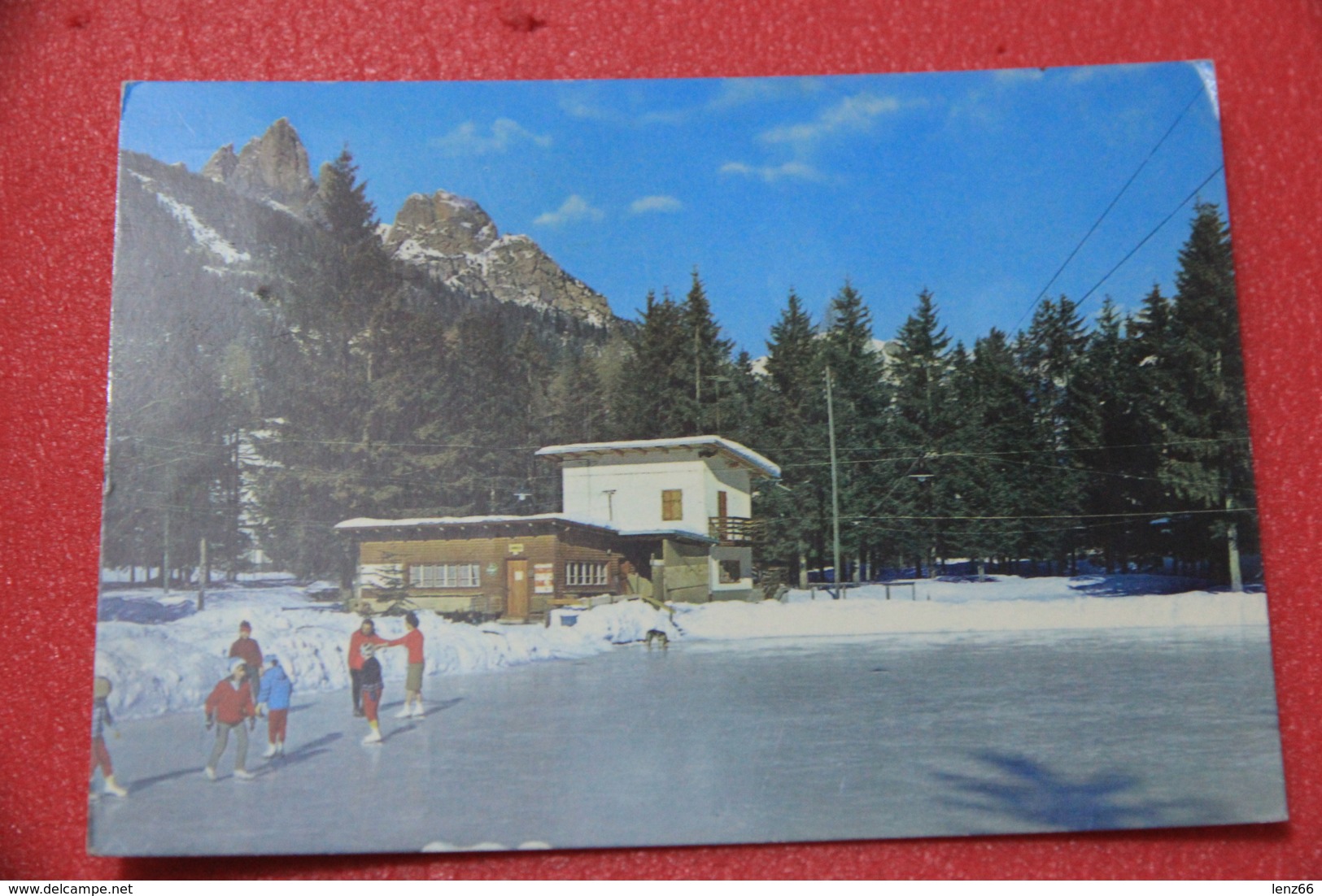 Bolzano No Trento Pozza Di Fassa Campo Di Pattinaggio 1974 - Sonstige & Ohne Zuordnung