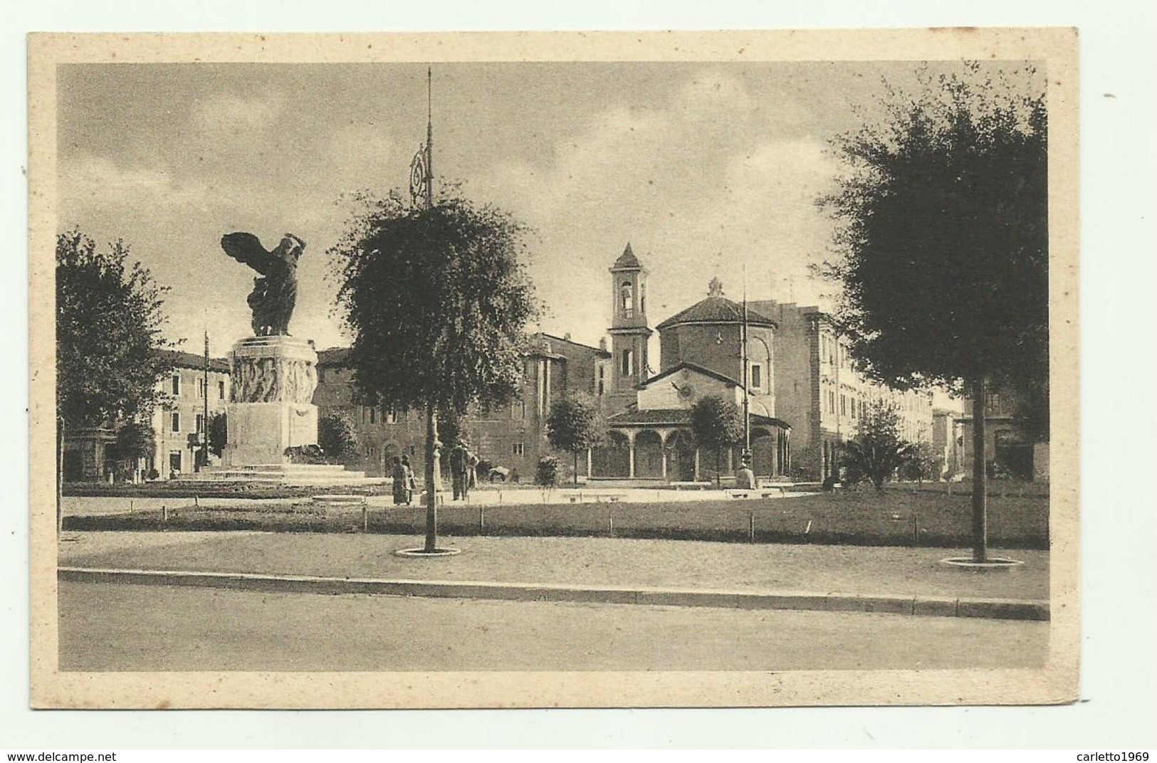 EMPOLI - PIAZZA VITTORIO EMANUELE E MONUMENTO AI CADUTI  - NV FP - Empoli