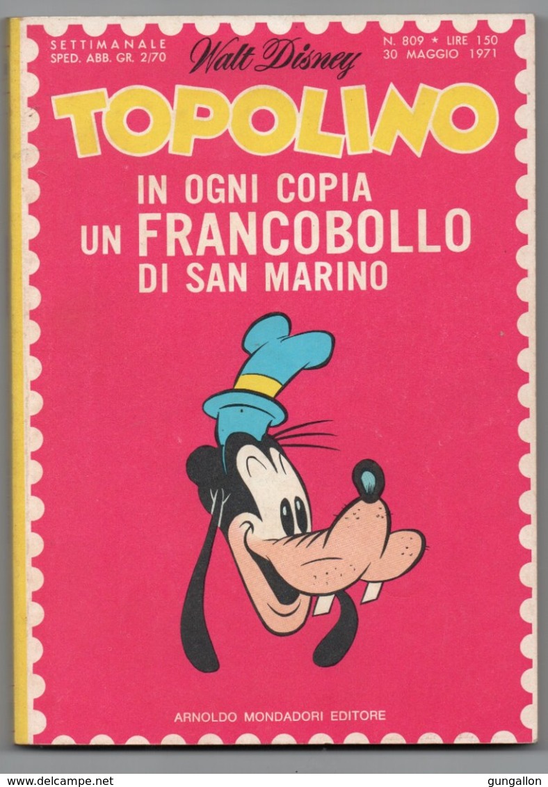 Topolino (Mondadori 1971) N. 809 - Disney