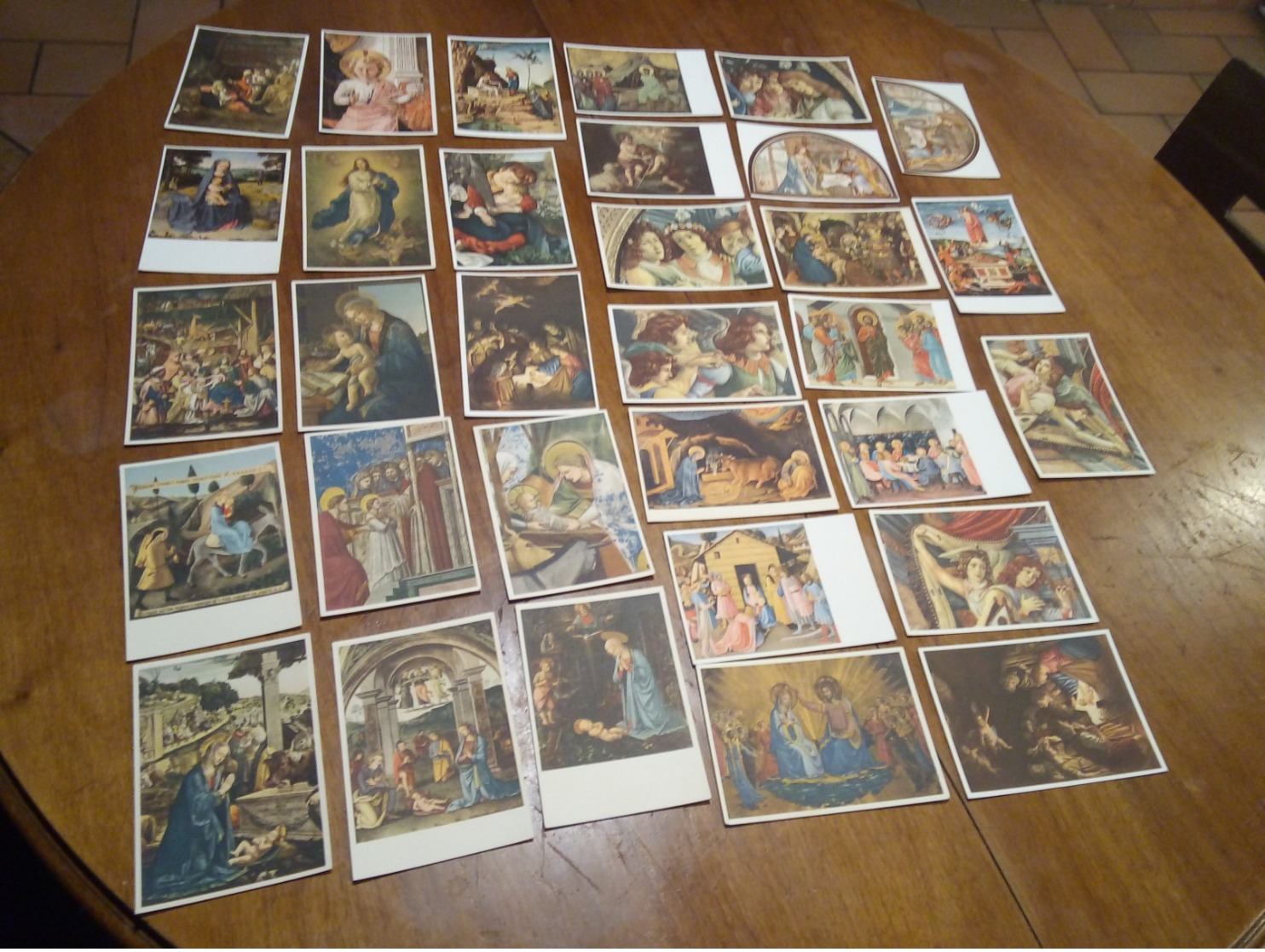 32 Cartoline NON VIAGGIATE Pittori Madonna Con Bambino Altri Temi Classici Religiosi - Malerei & Gemälde