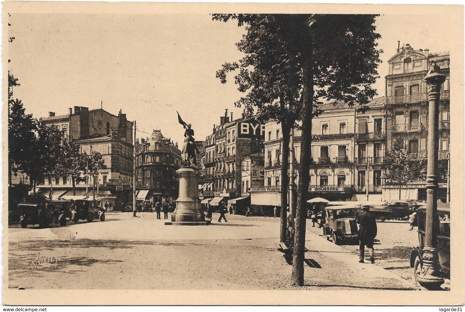 Toulouse Carrefour Boulevard De Strasbourg Et D'alsace Lorraine Statue Jeanne D'arc - Rare -   Port  France  Inclus - Toulouse