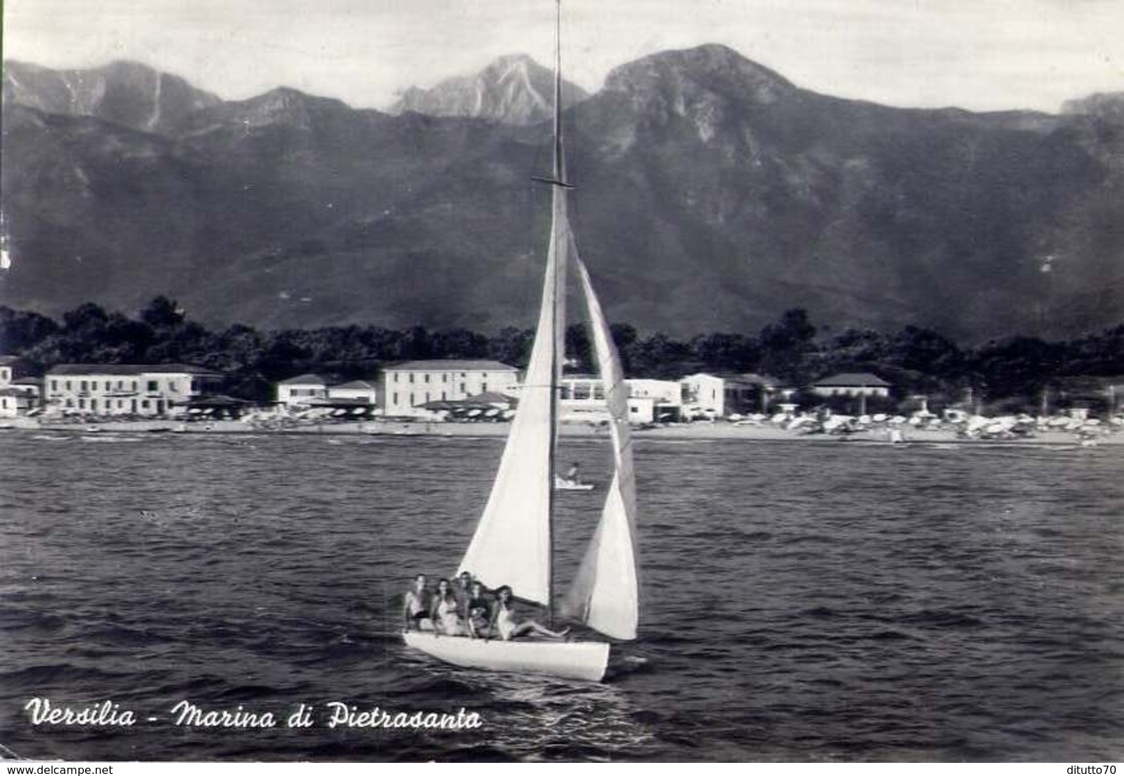 Versilia - Marina Di Pietrasanta - Formato Grande Viaggiata – E 13 - Sonstige & Ohne Zuordnung