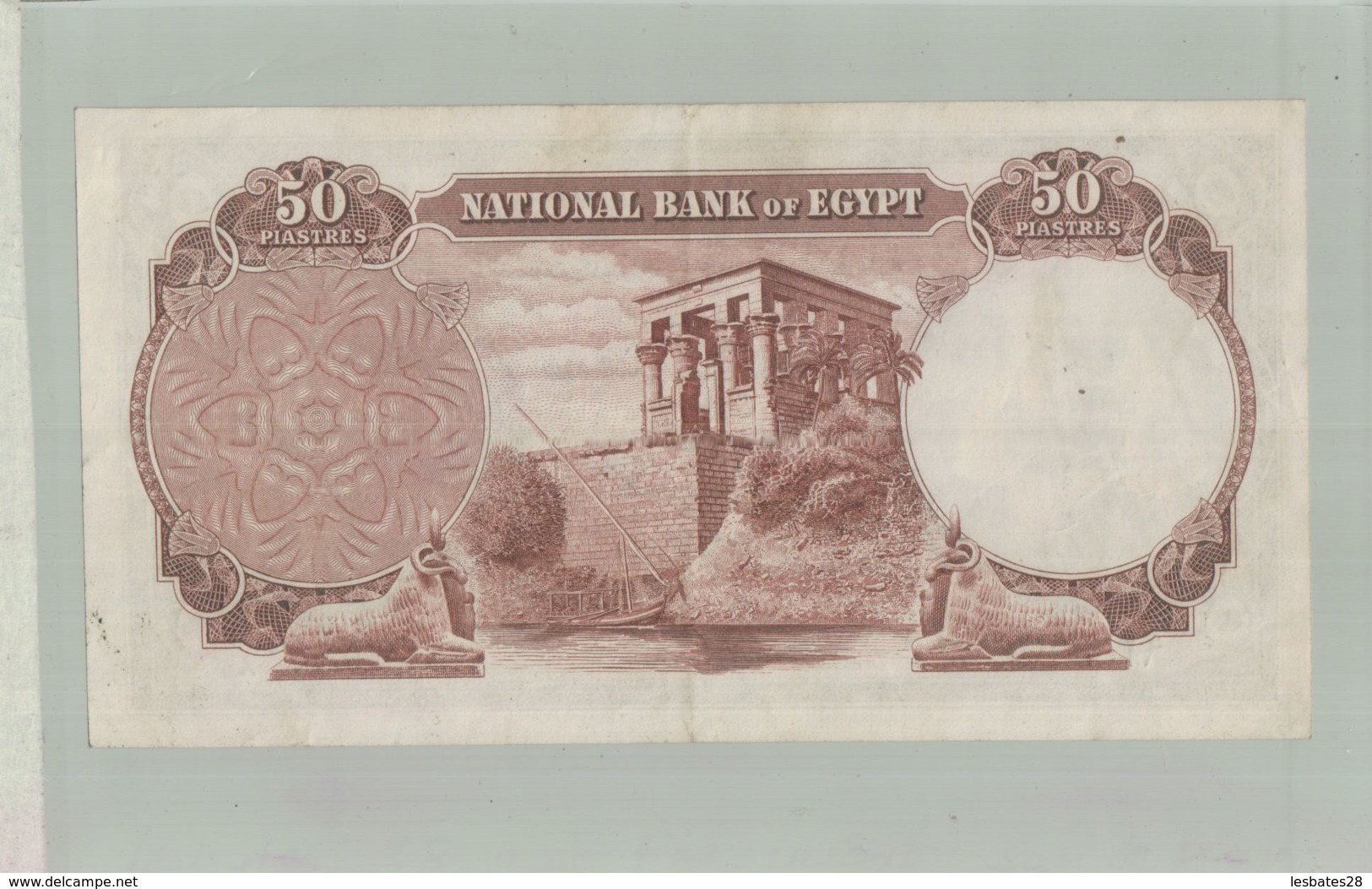 BILLET DE BANQUE    National Bank Of Egypt 50 Piastres    -  Sept  2019  Alb Bil - Aegypten