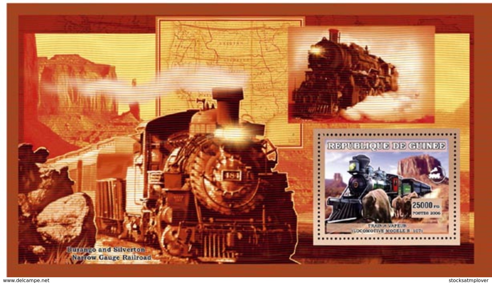 Guinea  2006 Trains And Locomotive - Guinea (1958-...)