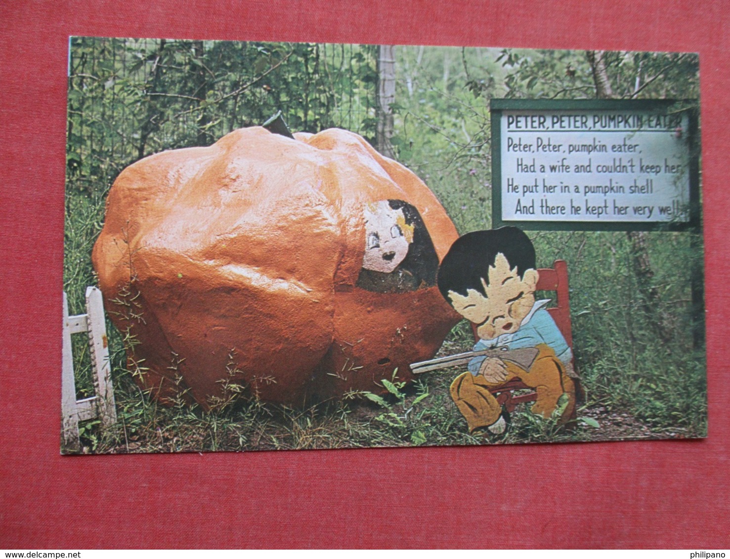 Peter Peter Punkin Eater      Mother Goose Land  Lolo   Montana  Ref   3606 - Fairy Tales, Popular Stories & Legends