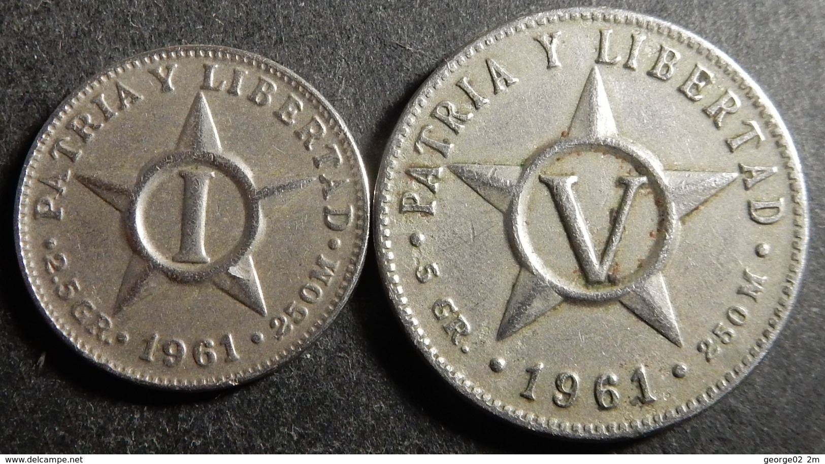 Cuba 1+5 Centavos 1961 - Cuba