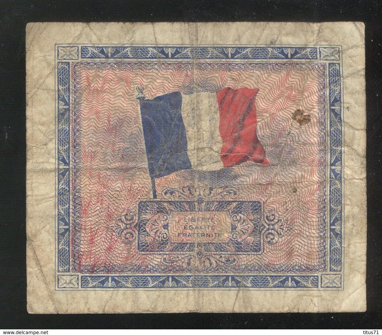 Billet 2 Francs Drapeau 1944 Série X - 1944 Flagge/Frankreich