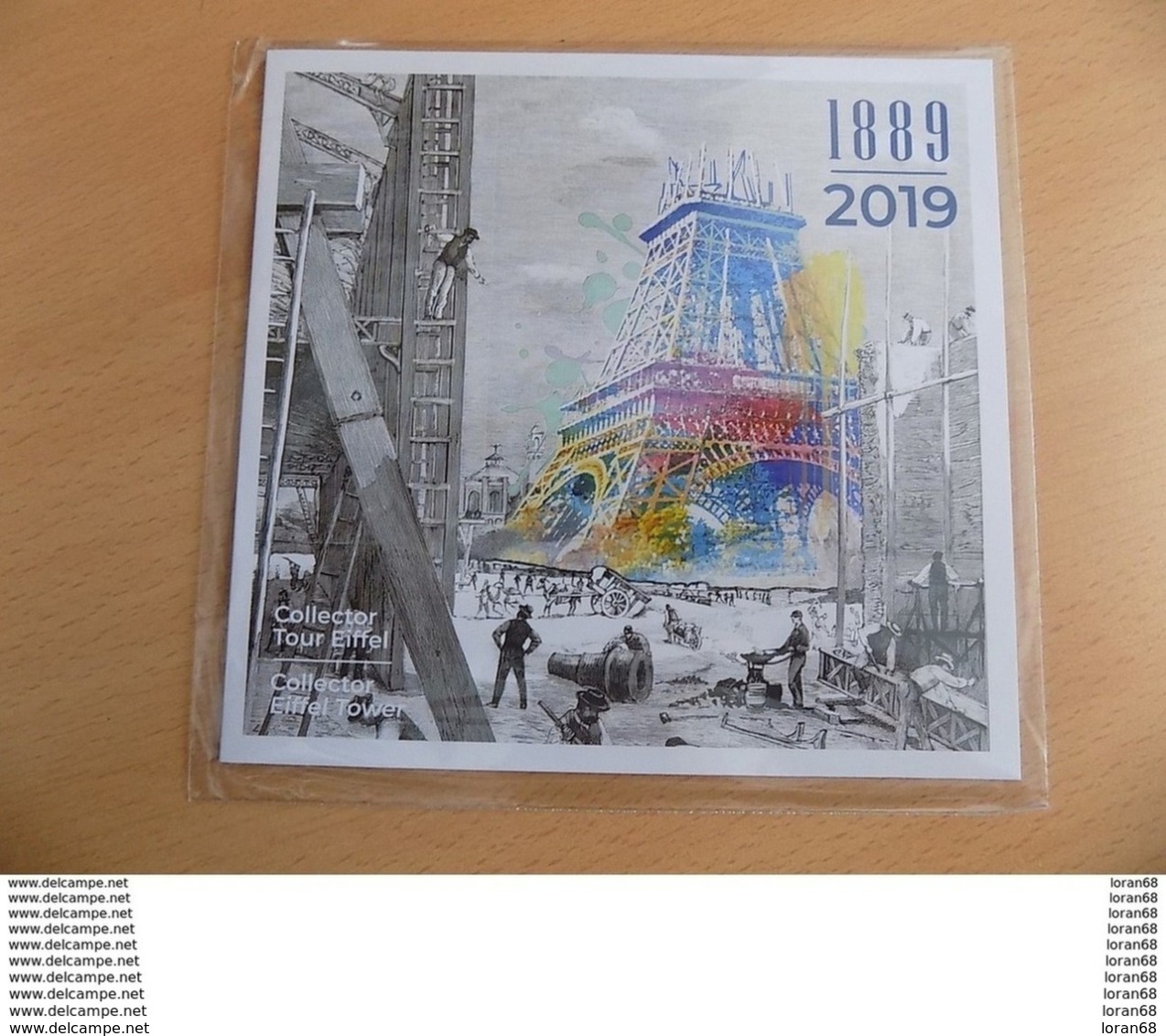 Collector (sous Blister) Neuf France 2019 : 130 Ans De La Tour Eiffel (4 Timbres Autocollants Monde) - Collectors