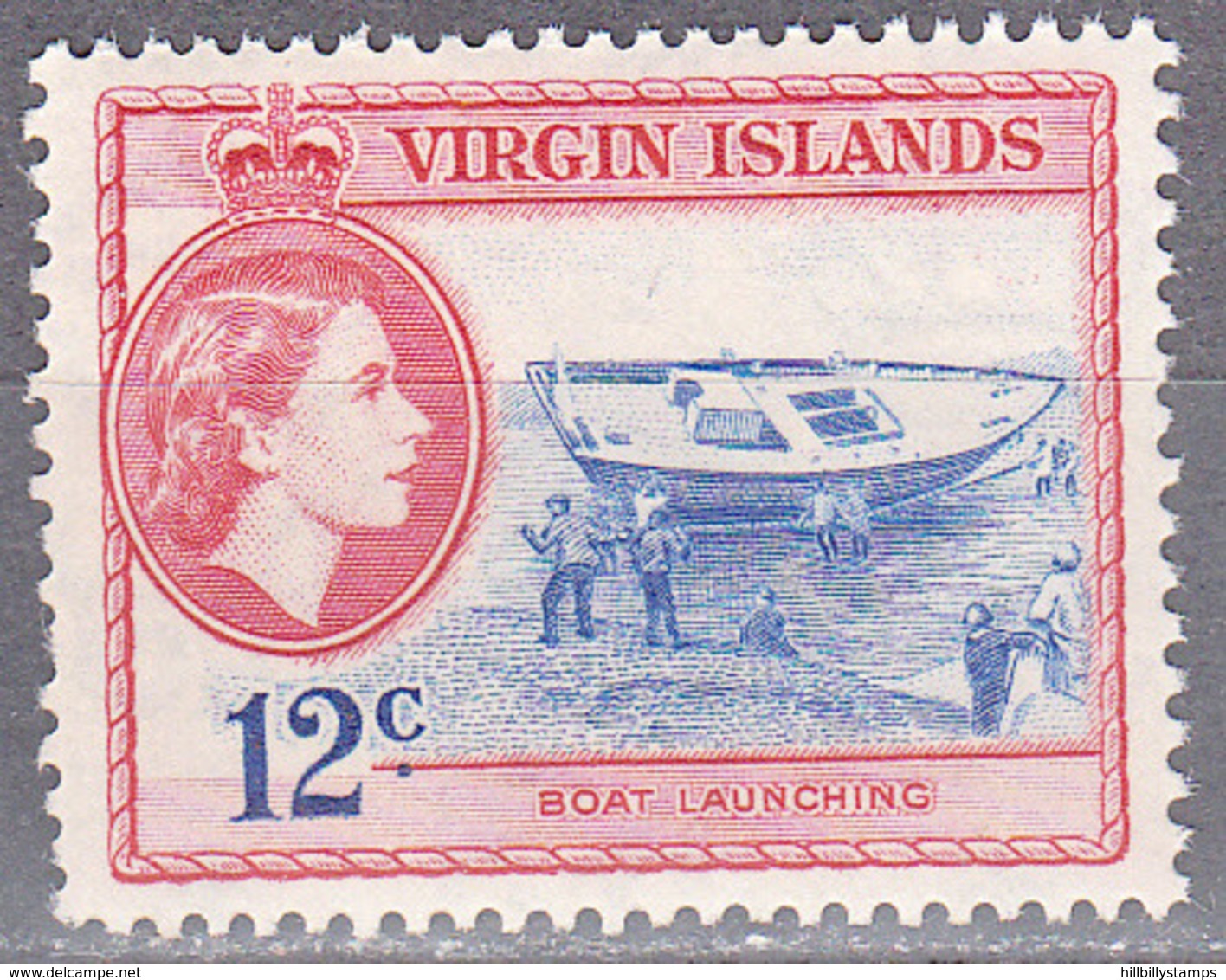 BRITISH VIRGIN ISLANDS     SCOTT NO  122    MNH     YEAR  1956 - British Virgin Islands