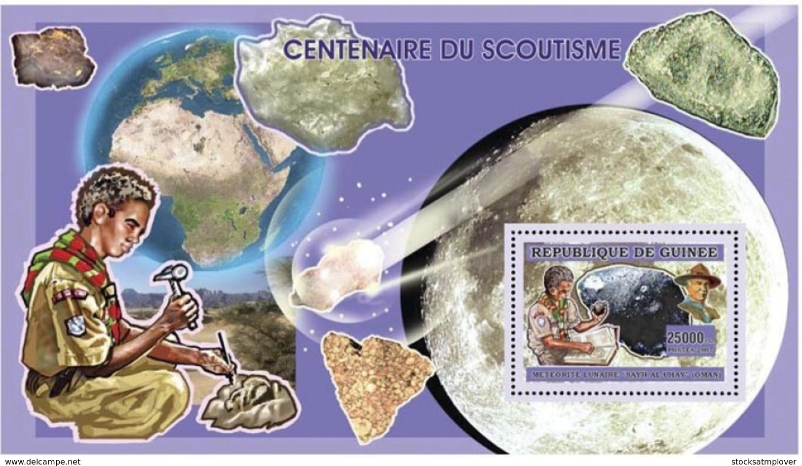 Guinea  2006 Scouts ,minerals - Guinée (1958-...)