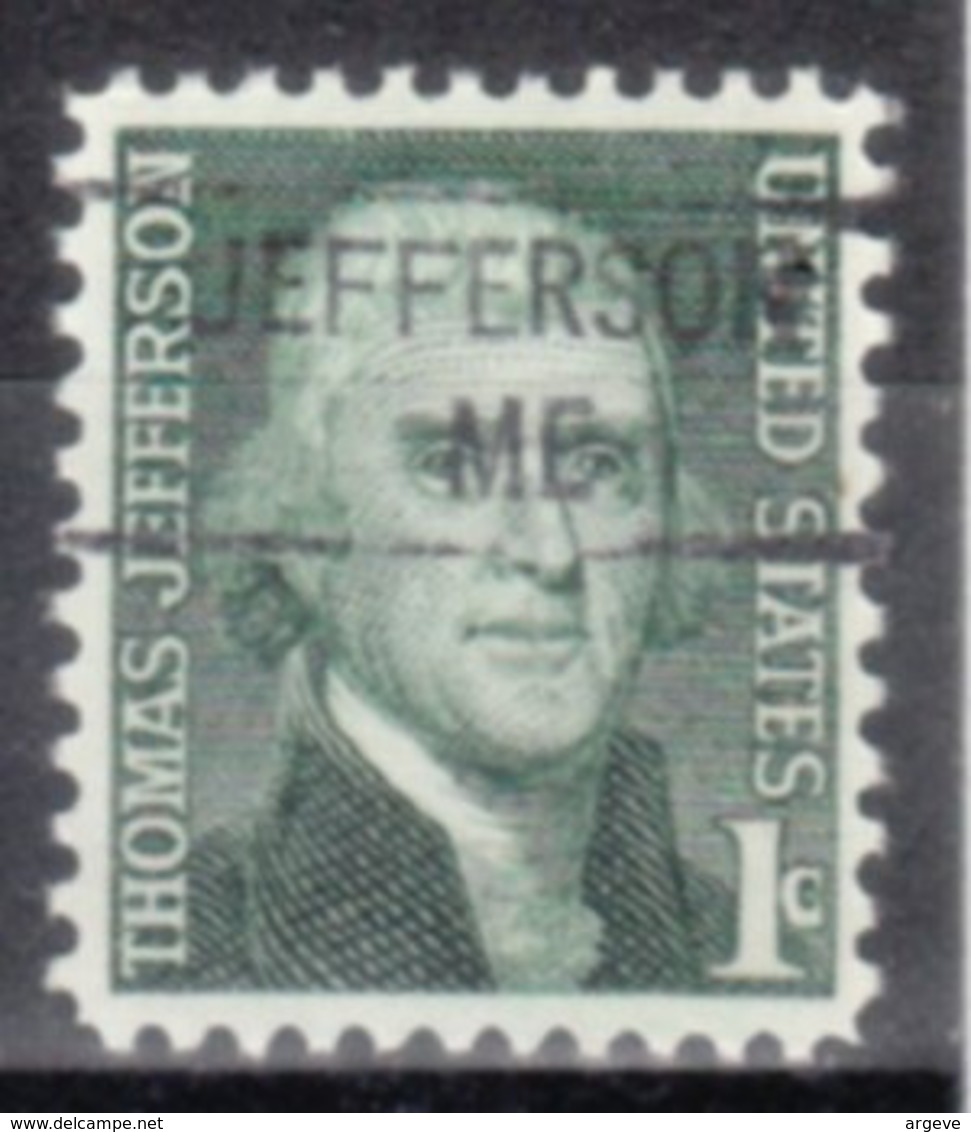 USA Precancel Vorausentwertung Preo, Locals Maine, Jefferson 841 - Precancels