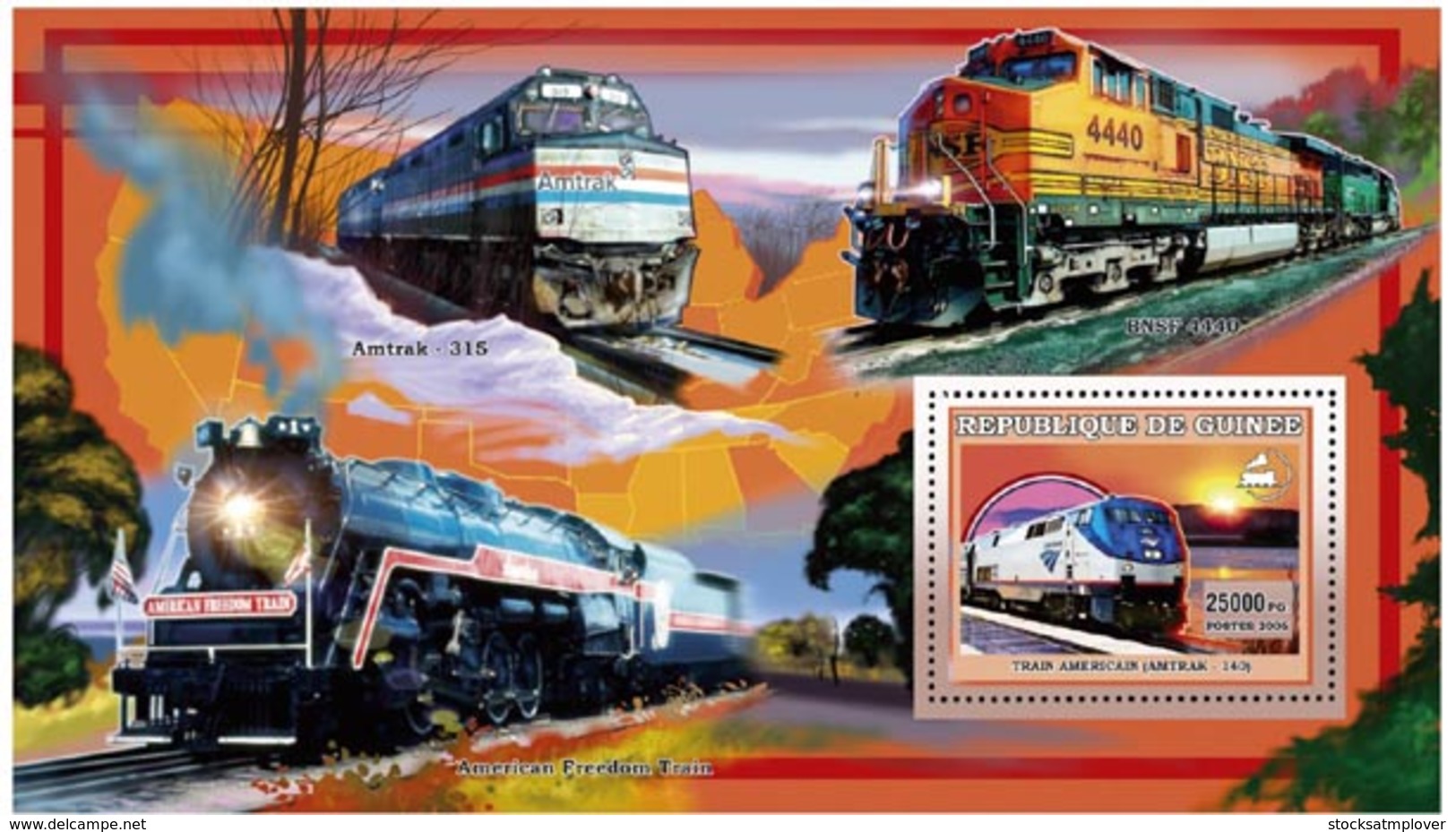 Guinea  2006  American Trains - Guinea (1958-...)