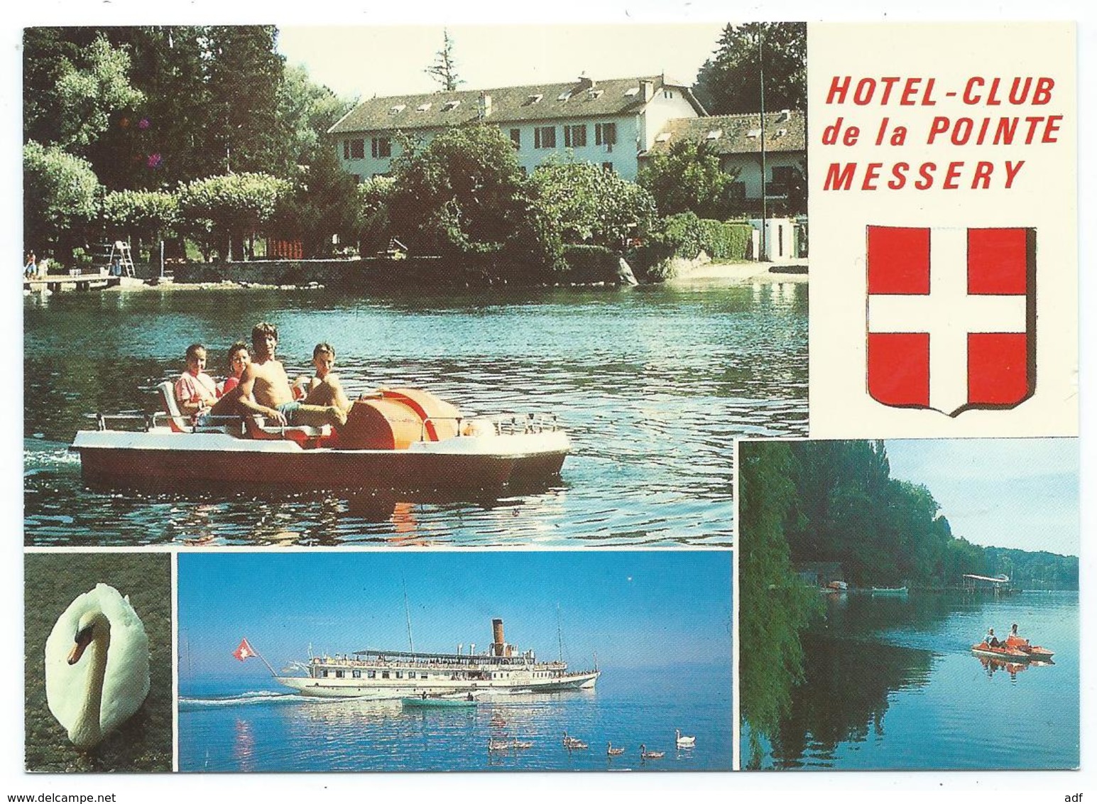 CP HOTEL - CLUB DE LA POINTE, MESSERY, PEDALO, BATEAU, HAUTE SAVOIE 74 - Messery