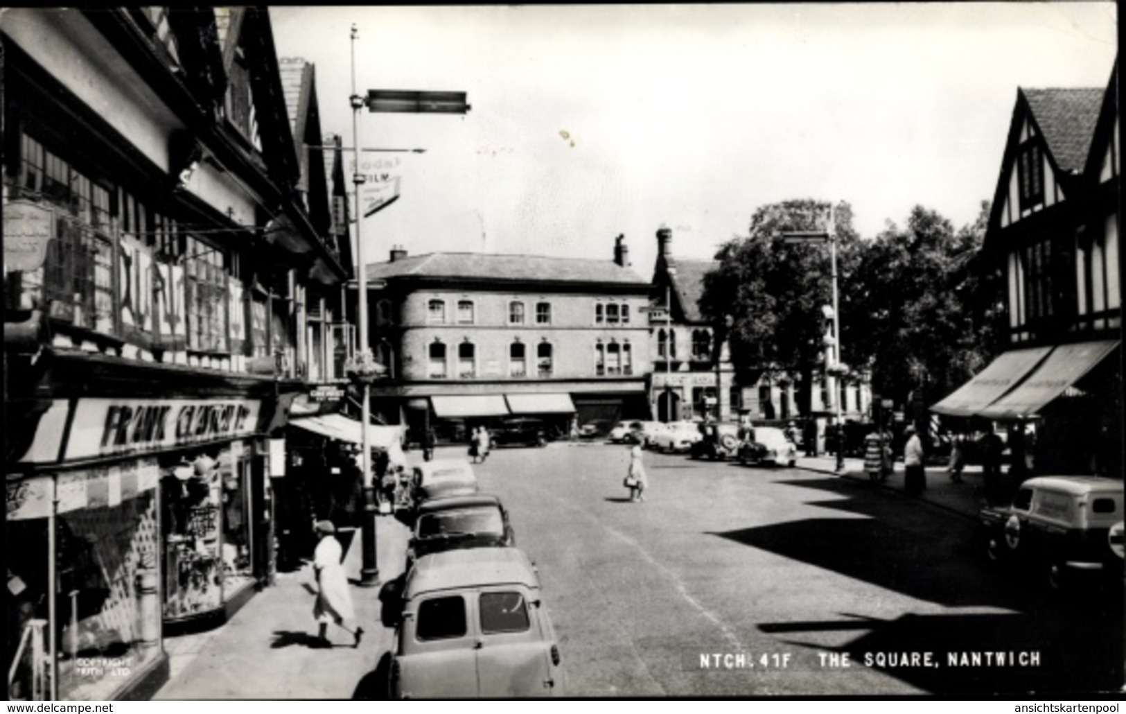 Cp Nantwich North West, The Square, Platz - Autres & Non Classés