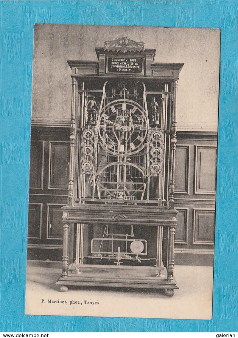 Romilly-sur-Seine. - Horloge à Mouvement Continuel. Commencé à 1888 Conçu Et Exécuté Par L'Inventeur A. Monnier. - Romilly-sur-Seine