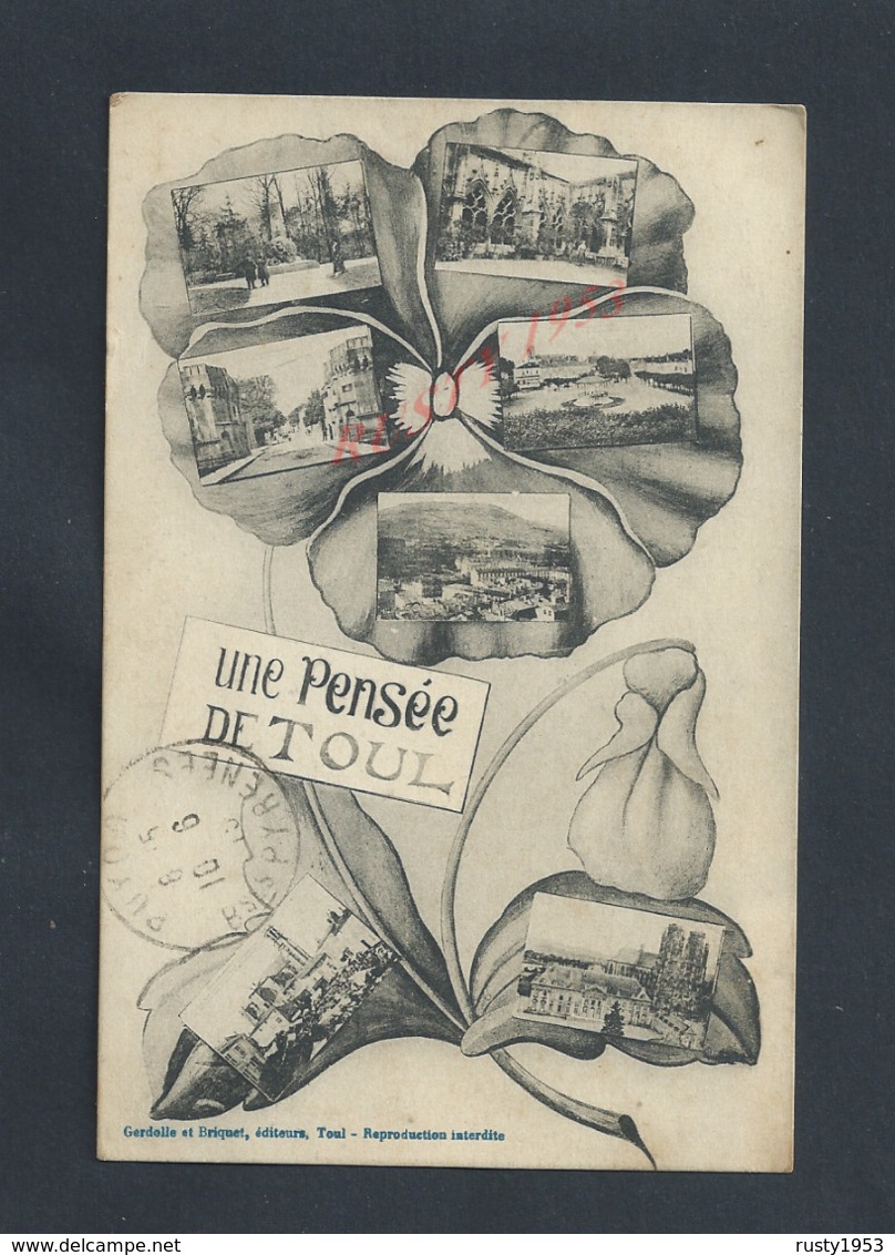 MILITARIA CPA EN FRANCHISE MILITAIRE DE DOMERCY SERGENT G V C POSTE 11Sct A , À FONTENOY SUR MOSELLE TOUL 1915 : - Guerre De 1914-18