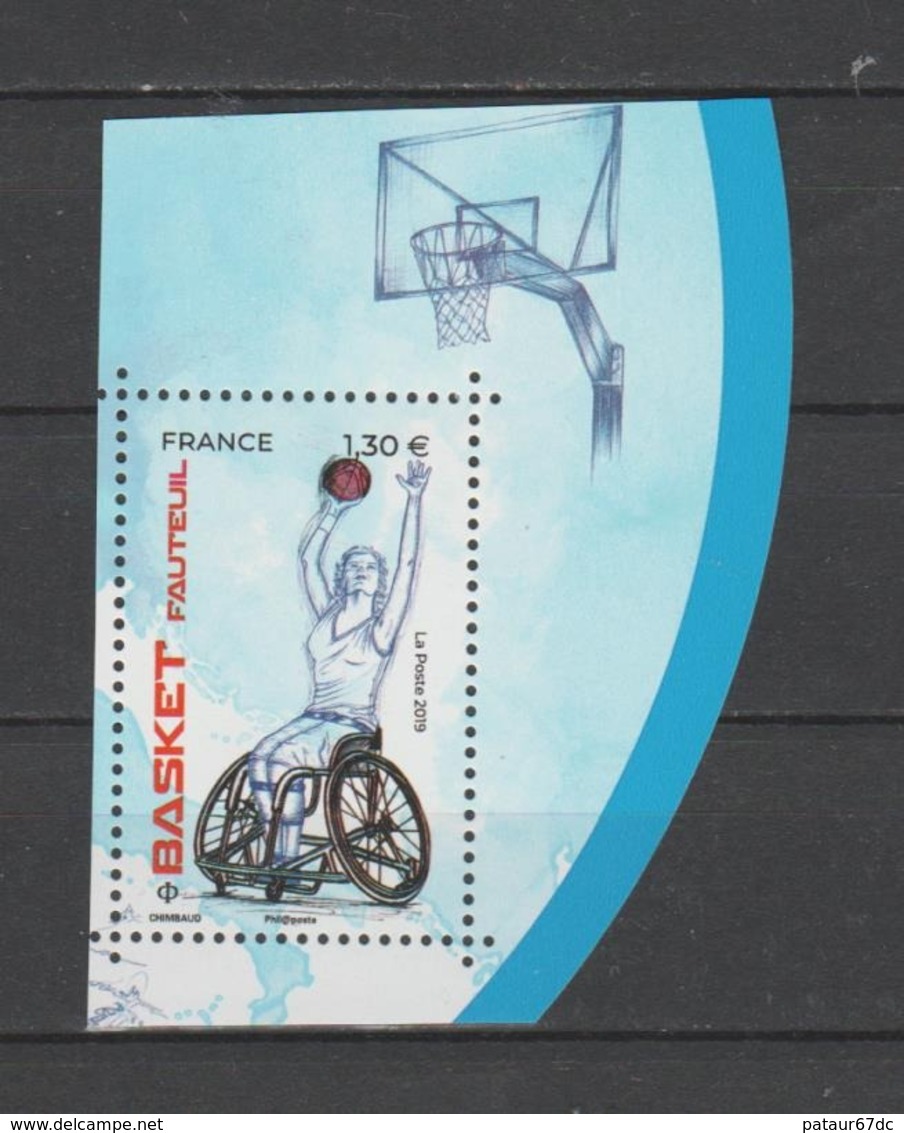 FRANCE / 2019 / Y&T N° 5327 ** : Du Bloc "Sport Couleur Passion" (Handibasket Féminin) - Gomme D'origine Intacte - Unused Stamps