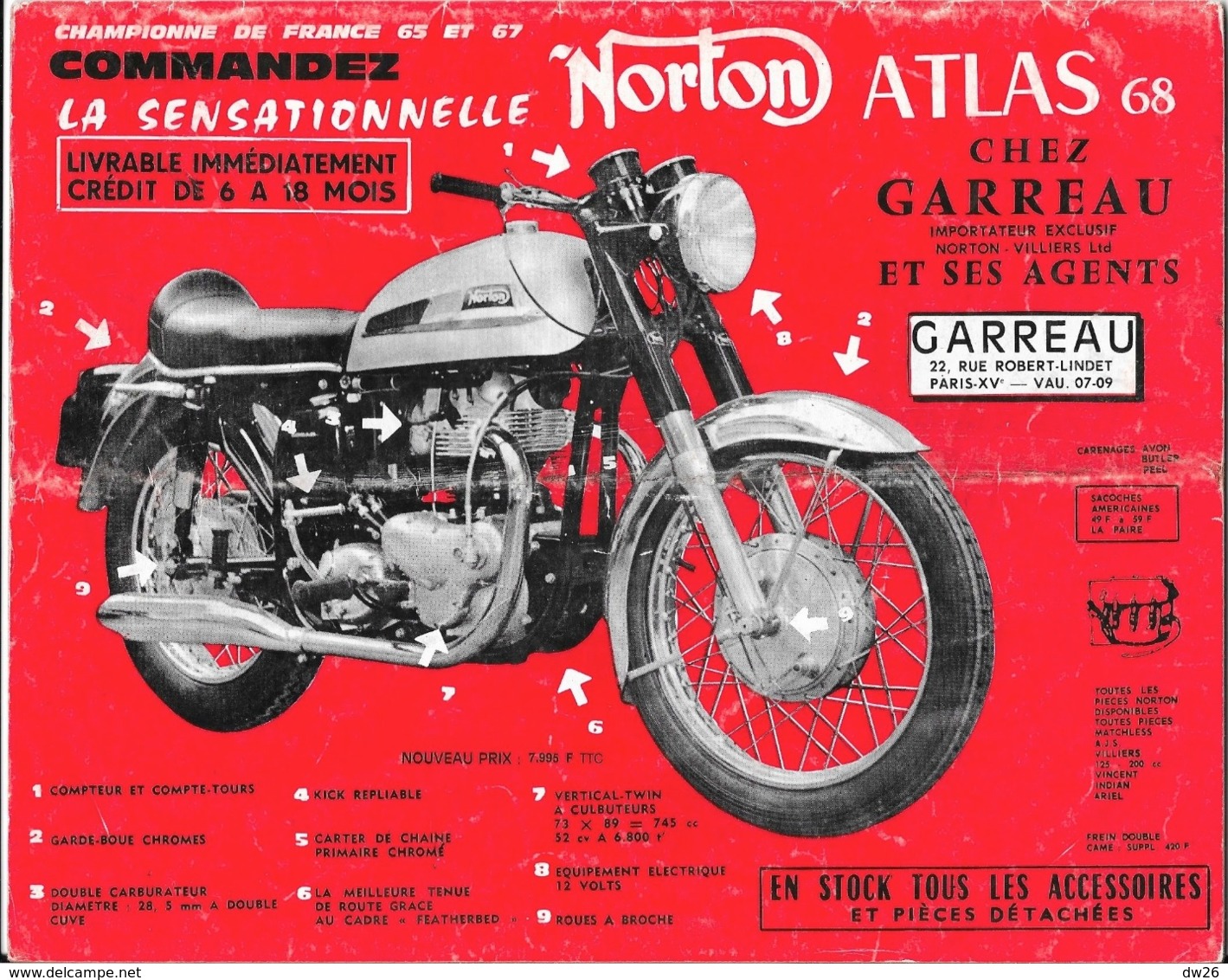 Moto Revue Hebdomadaire N° 1897 Septembre 1968: Essais Yamaha 250 Cc - Publicité Norton - Auto/Motor
