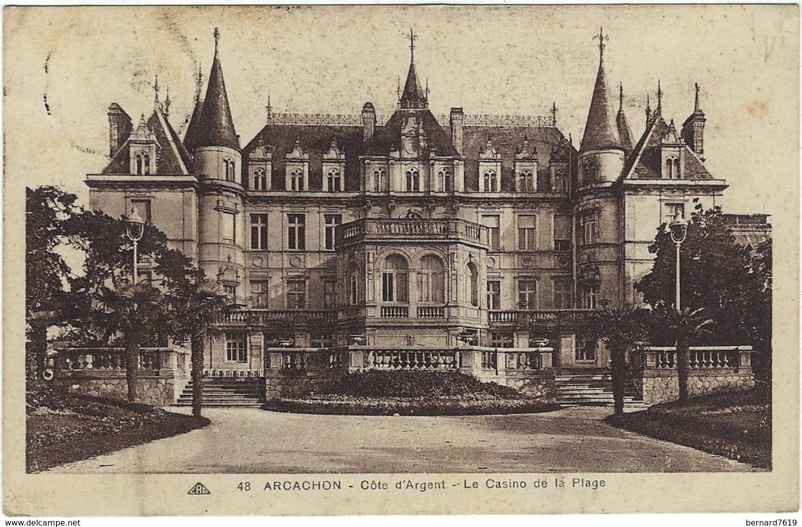 33  Arcachon   Le Casino  De La Plage - Arcachon